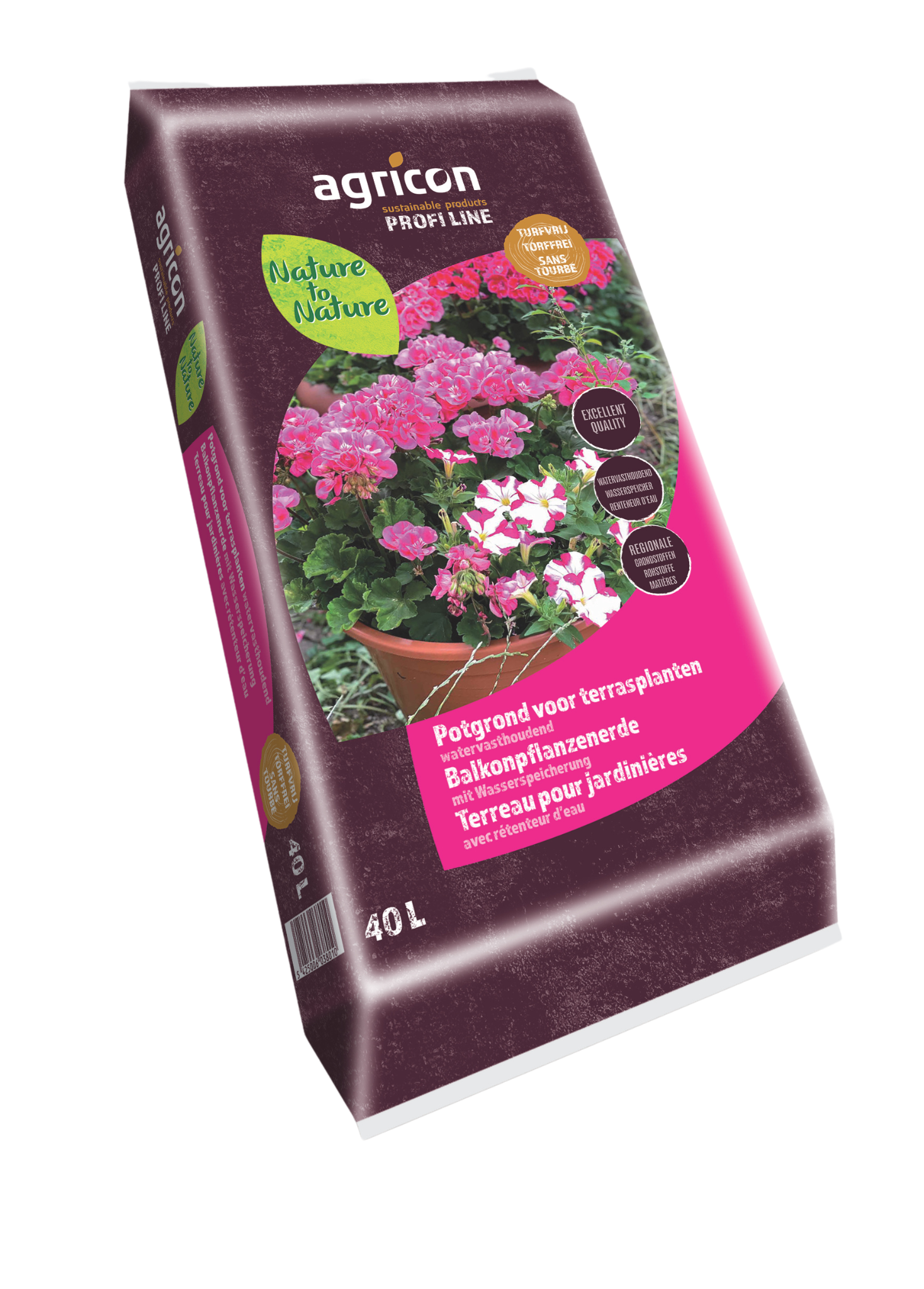 ProfiLine Balkonpflanzenerde mit extra Wasserspeicher 40L